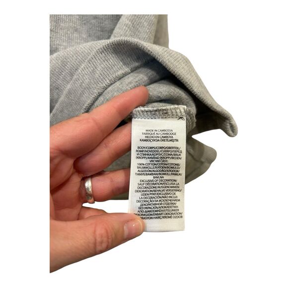 K25 Ralph Lauren POLO Soft French Rib 1/4” Pullover Heather Gray Sz L NWOT - Picture 10 of 10